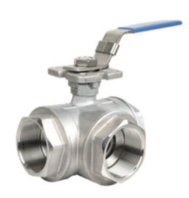 Paslanmaz 3 Yollu Dişli Küresel Vana PN63 ( T ve L Tipi )